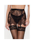 Hunkemöller Hálóing Lace Garden 200424 Fekete - Pepit.hu