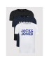 Jack&Jones 3 db póló Corp Logo 12191762 Színes Regular Fit - Pepit.hu