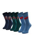 Jack&Jones 3 pár hosszú szárú férfi zokni Jacsanta Claus Sock Giftbox 12198046 Fekete - Pepit.hu