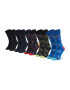 Jack&Jones 5 pár hosszú szárú férfi zokni Jacneon Tropical Sock 5-Pack 12205282 Sötétkék - Pepit.hu