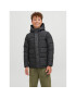 Jack&Jones Junior Pehelykabát 12246122 Fekete Regular Fit - Pepit.hu