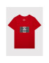 Jack&Jones Junior Póló Corp Logo 12152730 Piros Regular Fit - Pepit.hu