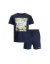 Jack&Jones Junior Póló és rövidnadrág szett 12235343 Sötétkék Regular Fit - Pepit.hu