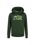 Jack&Jones Junior Pulóver 12237172 Zöld Regular Fit - Pepit.hu