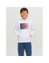 Jack&Jones Junior Pulóver 12237459 Fehér Regular Fit - Pepit.hu