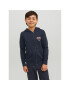 Jack&Jones Junior Pulóver Andy 12224236 Sötétkék Regular Fit - Pepit.hu