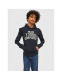 Jack&Jones Junior Pulóver Emb 12213292 Fekete Regular Fit - Pepit.hu