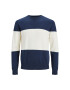 Jack&Jones Junior Sweater 12238678 Sötétkék Regular Fit - Pepit.hu