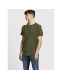 Jack&Jones Póló Basher 12182498 Zöld Regular Fit - Pepit.hu