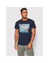 Jack&Jones Póló Caleb 12207495 Sötétkék Regular Fit - Pepit.hu