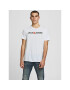 Jack&Jones Póló Corp Logo 12137126 Fehér Slim Fit - Pepit.hu