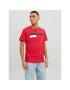 Jack&Jones Póló Corp Logo 12151955 Piros Regular Fit - Pepit.hu