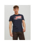 Jack&Jones Póló Logan 12228078 Sötétkék Standard Fit - Pepit.hu