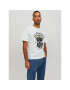 Jack&Jones Póló Roxbury 12227779 Fehér Regular Fit - Pepit.hu