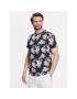 Jack&Jones Póló Tropicana 12223932 Fekete Regular Fit - Pepit.hu