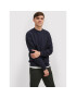 Jack&Jones PREMIUM Pulóver Blakam 12206439 Sötétkék Regular Fit - Pepit.hu