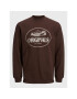 Jack&Jones Pulóver Aspen 12216136 Barna Oversize - Pepit.hu