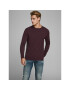 Jack&Jones Sweater 12137190 Bordó Regular Fit - Pepit.hu