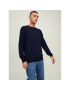 Jack&Jones Sweater 12212816 Sötétkék Regular Fit - Pepit.hu