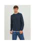 Jack&Jones Sweater 12227443 Sötétkék Regular Fit - Pepit.hu