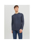 Jack&Jones Sweater 12236314 Sötétkék Regular Fit - Pepit.hu