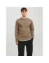 Jack&Jones Sweater 12236774 Barna Regular Fit - Pepit.hu