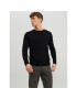 Jack&Jones Sweater Emil 12208364 Fekete Regular Fit - Pepit.hu