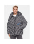 Karl Lagerfeld Jeans KARL LAGERFELD Pehelykabát Klj Monogram Aop Puffer Jacket 236D1500 Fekete Regular Fit - Pepit.hu