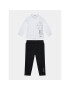 Karl Lagerfeld Kids Ing és szövetnadrág szett Z98149 S Fekete Regular Fit - Pepit.hu