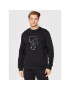 KARL LAGERFELD Pulóver Crew Neck 705425 521900 Fekete Regular Fit - Pepit.hu