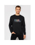 KARL LAGERFELD Pulóver Crewneck 705062 511940 Fekete Regular Fit - Pepit.hu