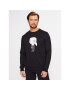 KARL LAGERFELD Pulóver Sweat Crewneck 705071 500951 Fekete Regular Fit - Pepit.hu