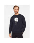 KARL LAGERFELD Pulóver Sweat Crewneck 705071 500951 Sötétkék Regular Fit - Pepit.hu