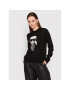 KARL LAGERFELD Sweater Ikonik Monogram 220W2021 Fekete Regular Fit - Pepit.hu