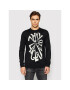 KARL LAGERFELD Sweater Knit 655021 512399 Fekete Regular Fit - Pepit.hu