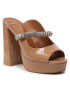 Kurt Geiger Papucs Duke Platform Peep Toe 9559248309 Barna - Pepit.hu