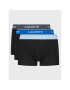 Lacoste 3 darab boxer 5H3401 Fekete - Pepit.hu