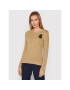 Lauren Ralph Lauren Sweater 200841661002 Bézs Slim Fit - Pepit.hu