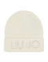 Liu Jo Sapka Beanie Logo Strass 2F1001 M0300 Fehér - Pepit.hu