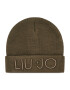 Liu Jo Sapka Beanie Logo Strass 2F1001 M0300 Zöld - Pepit.hu