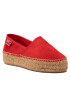 LOVE MOSCHINO Espadrilles JA10063G1EIG0500 Piros - Pepit.hu