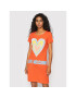 LOVE MOSCHINO Hétköznapi ruha W592918M 3876 Narancssárga Regular Fit - Pepit.hu