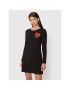 LOVE MOSCHINO Hétköznapi ruha W5C9201E 2374 Fekete Regular Fit - Pepit.hu