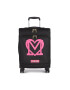 LOVE MOSCHINO Kis szövetborítású bőrönd JC5101PP1GKX000C Fekete - Pepit.hu