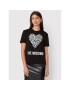 LOVE MOSCHINO Póló W4H0627M 3876 Fekete Regular Fit - Pepit.hu