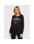 LOVE MOSCHINO Pulóver W632209M 4055 Fekete Regular Fit - Pepit.hu