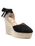 Manebi Espadrilles Heart Shape Wedges G 0.1 WH Fekete - Pepit.hu