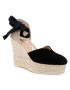 Manebi Espadrilles Heart Shape Wedges K 1.0 WH Fekete - Pepit.hu