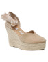 Manebi Espadrilles Heart-Shaped Wedge Espadrilles M 1.1 WH Bézs - Pepit.hu