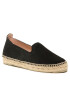 Manebi Espadrilles Suede Flat Espadrilles Fekete - Pepit.hu